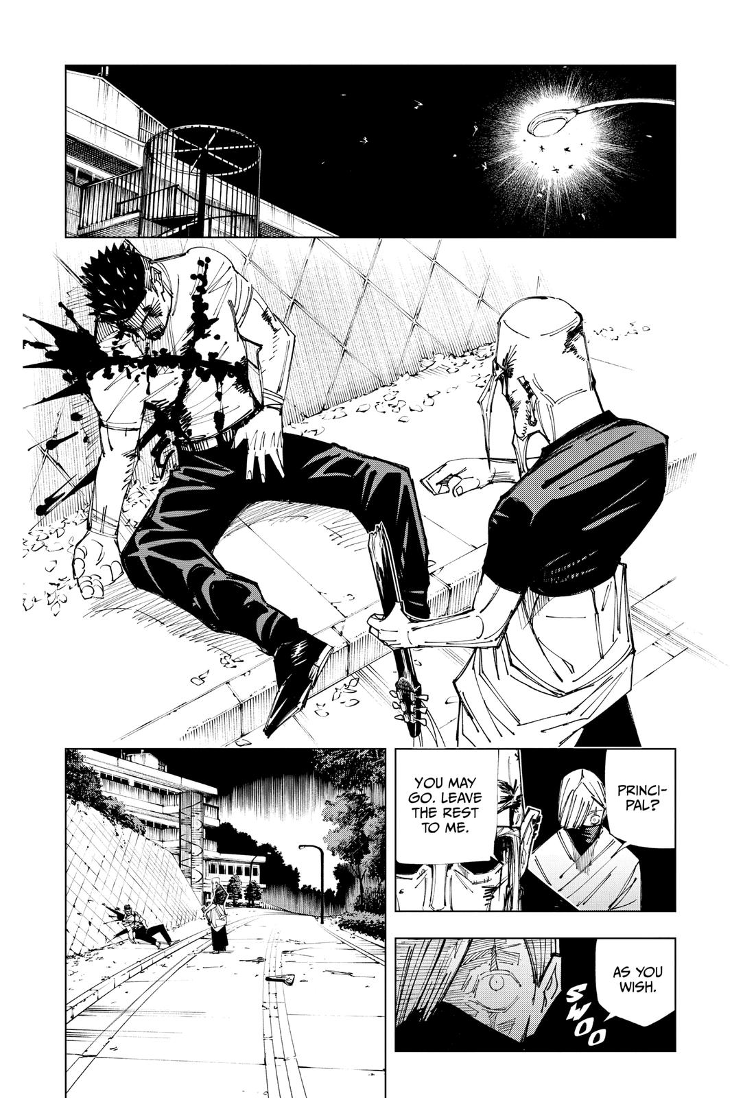Jujutsu Kaisen Manga Chapter 147 page 14 - Even Pandas