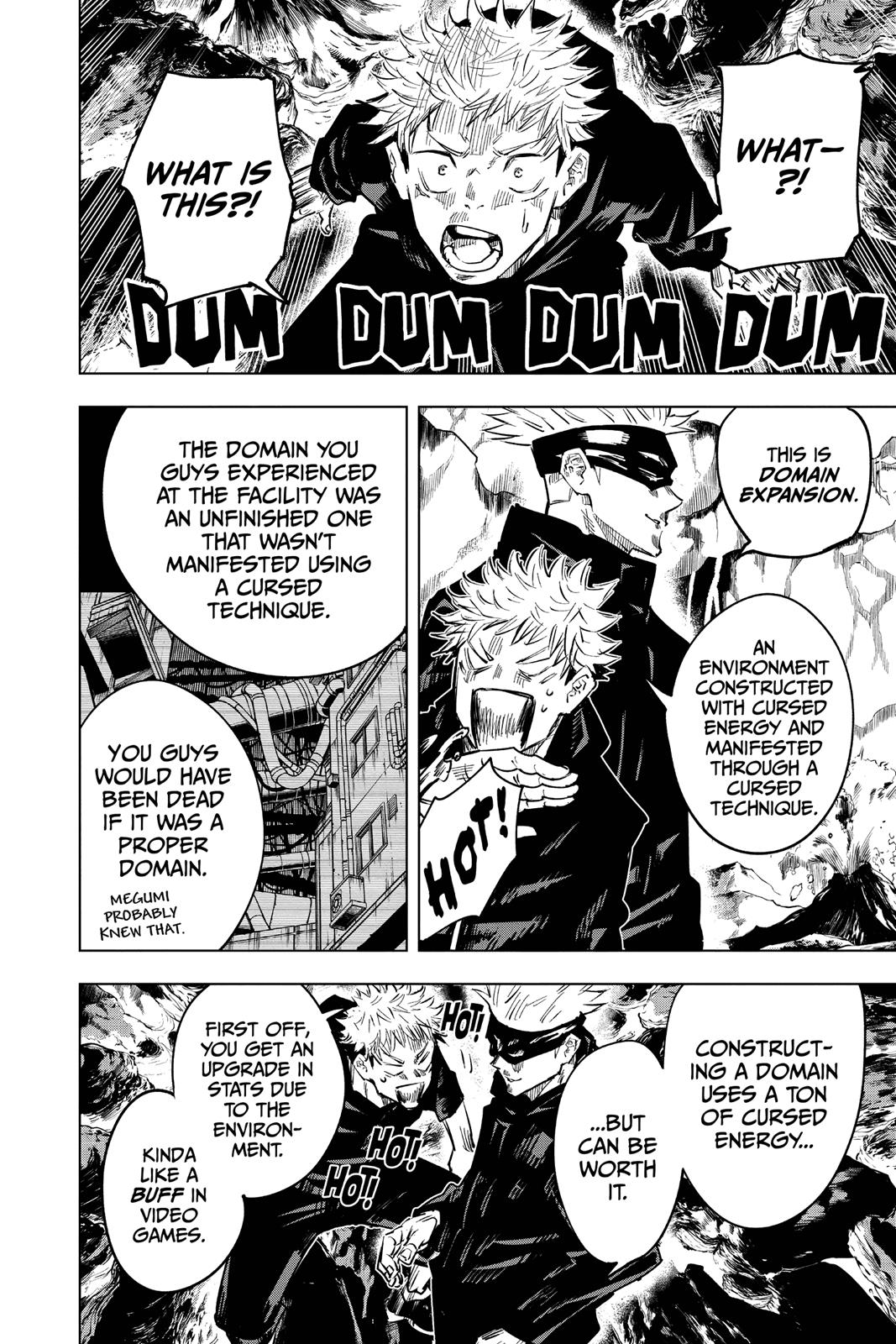 Jujutsu Kaisen Manga Chapter 15 page 9 - Domain