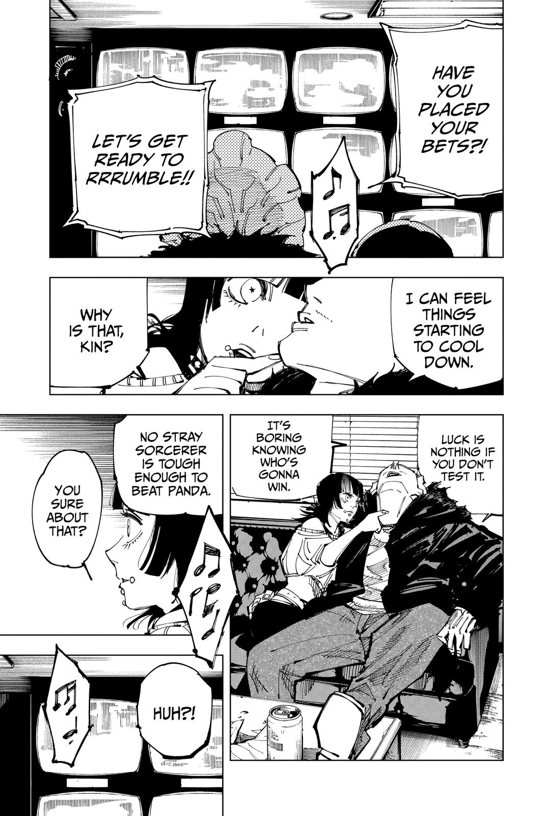 Jujutsu Kaisen Manga Chapter 153 page 18 - Underground Fight Club