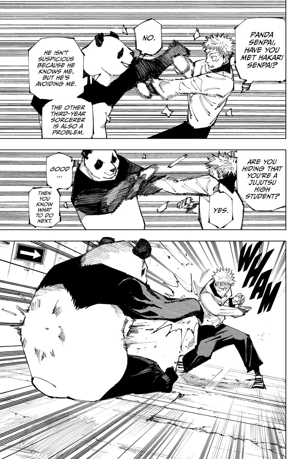 Jujutsu Kaisen Manga Chapter 153 page 20 - Underground Fight Club