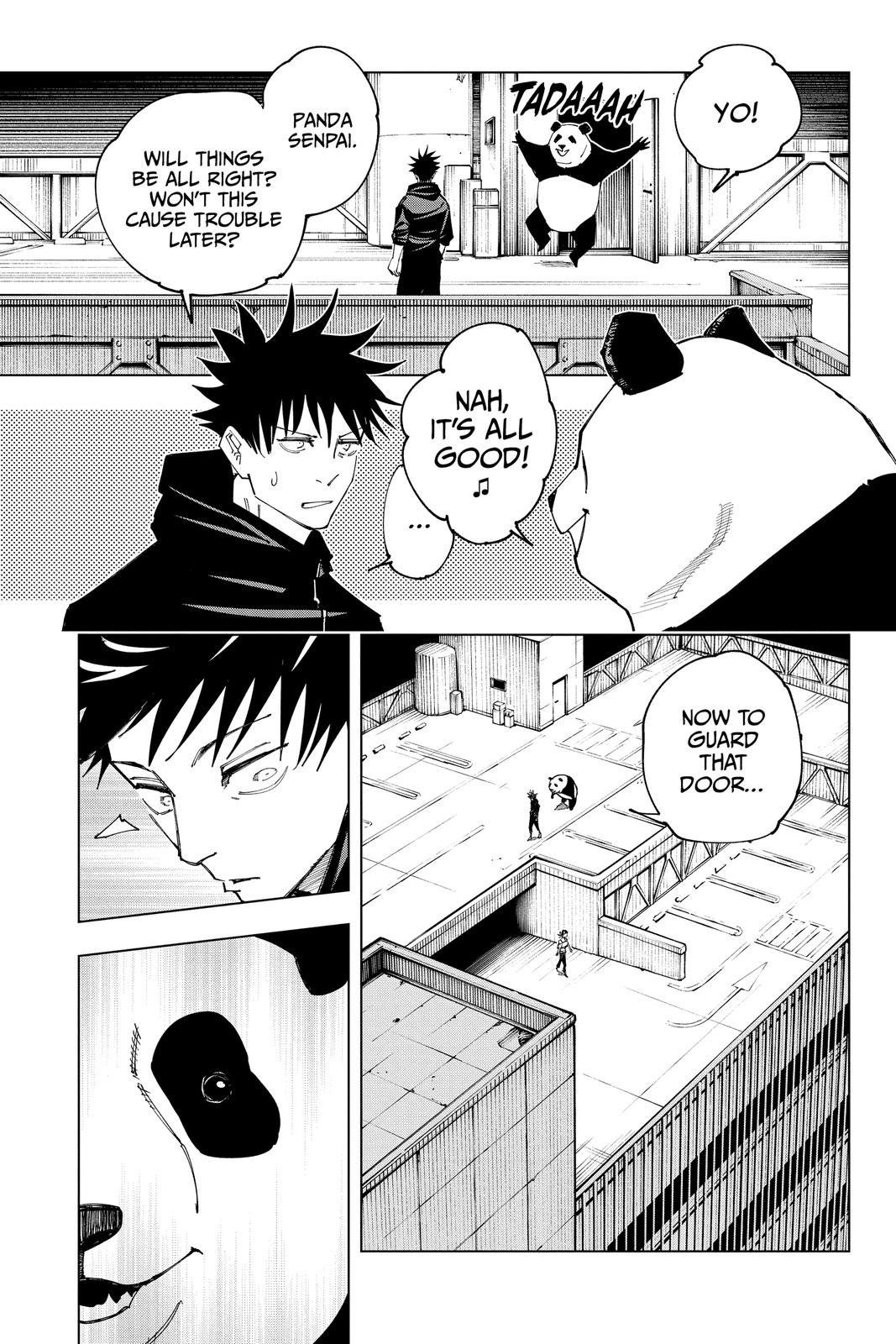 Jujutsu Kaisen Manga Chapter 154 page 11 - Sneaking In