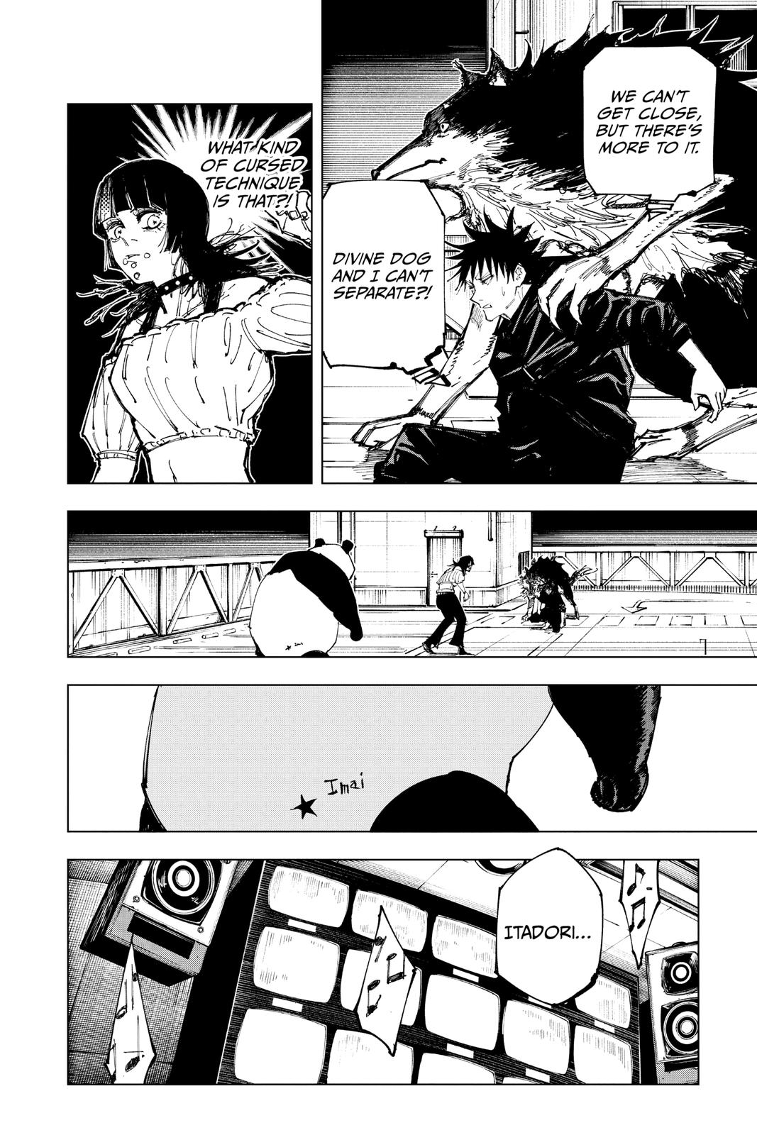Jujutsu Kaisen Manga Chapter 154 page 18 - Sneaking In