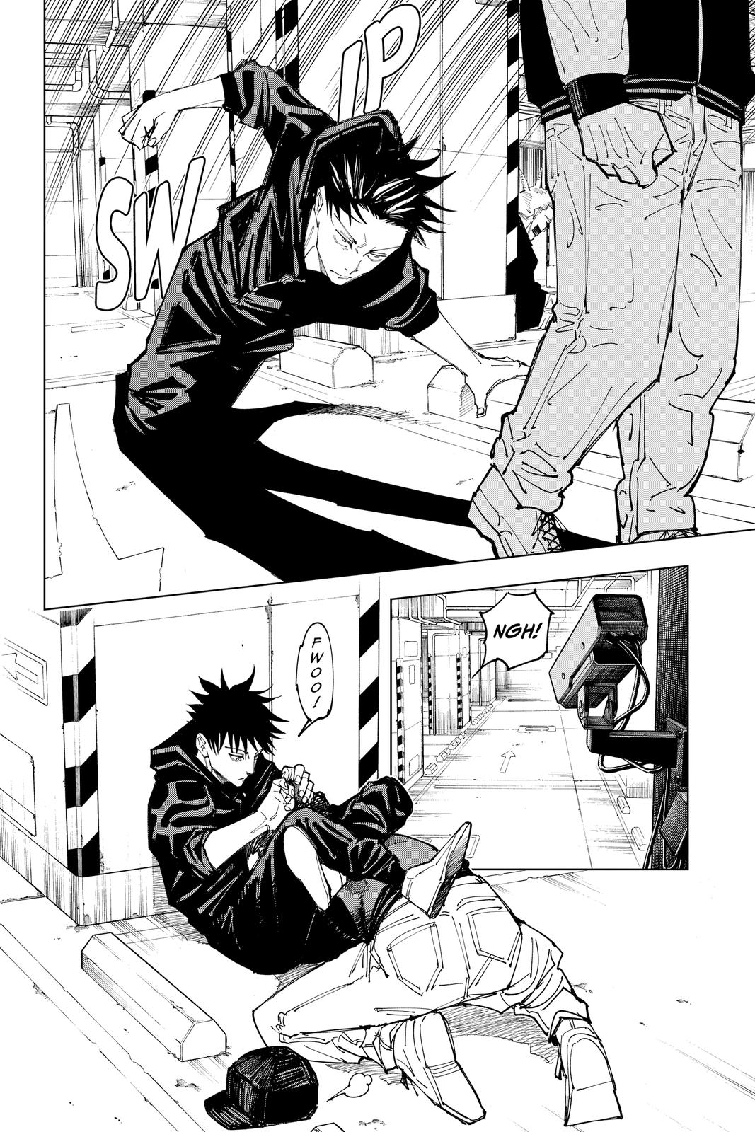 Jujutsu Kaisen Manga Chapter 154 page 8 - Sneaking In