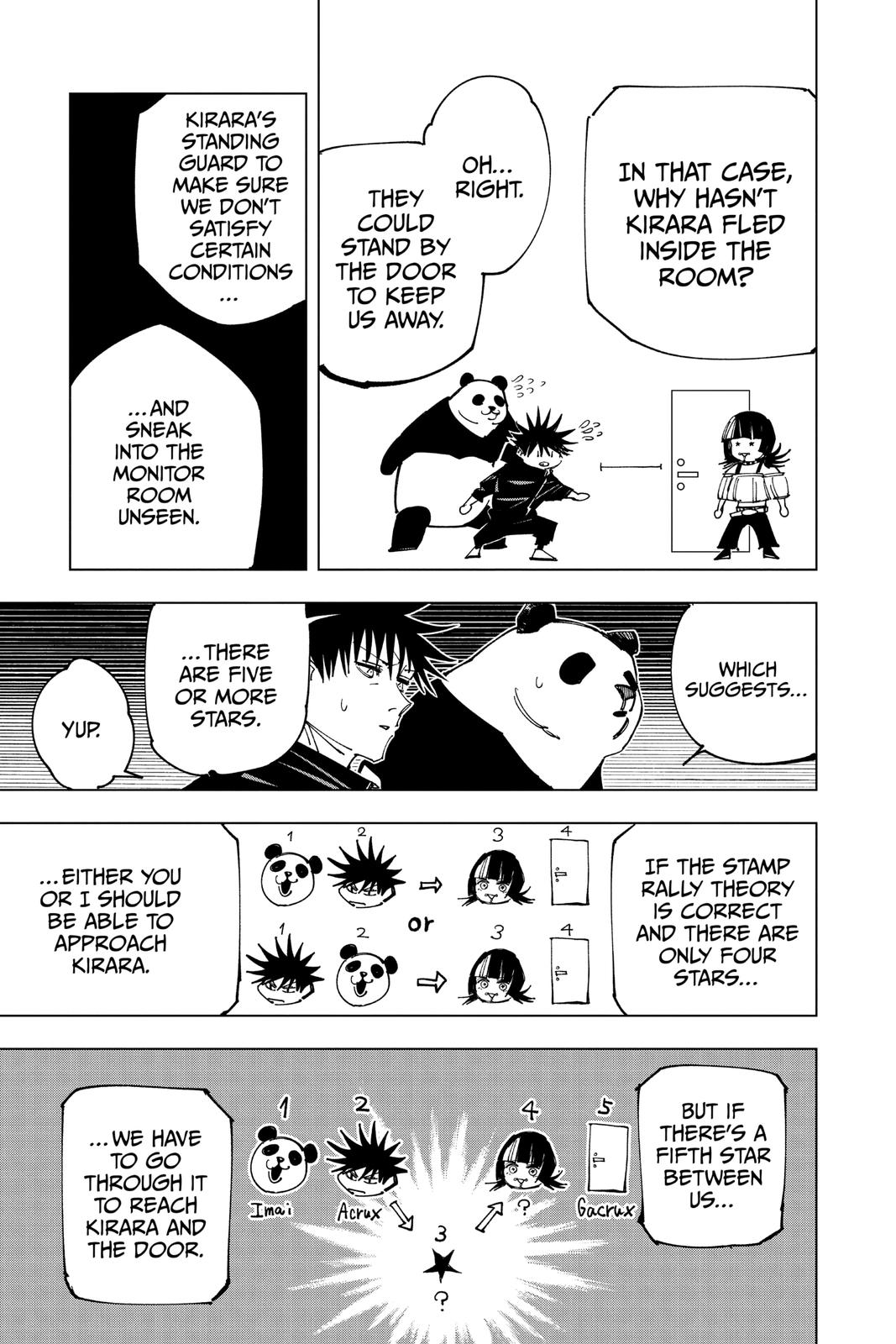 Jujutsu Kaisen Manga Chapter 156 page 9 - Twinkling Stars