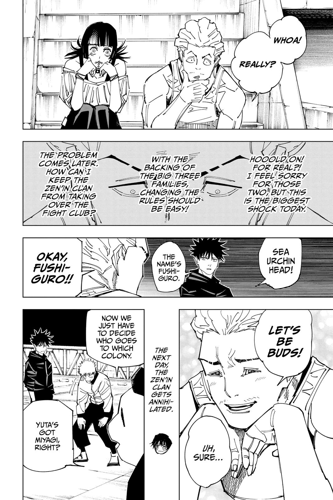 Jujutsu Kaisen Manga Chapter 158 page 4 - Kogane