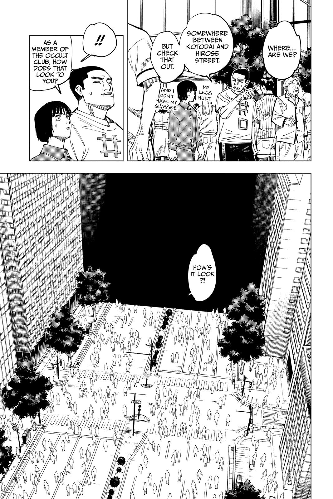 Jujutsu Kaisen Manga Chapter 160 page 9 - Colony