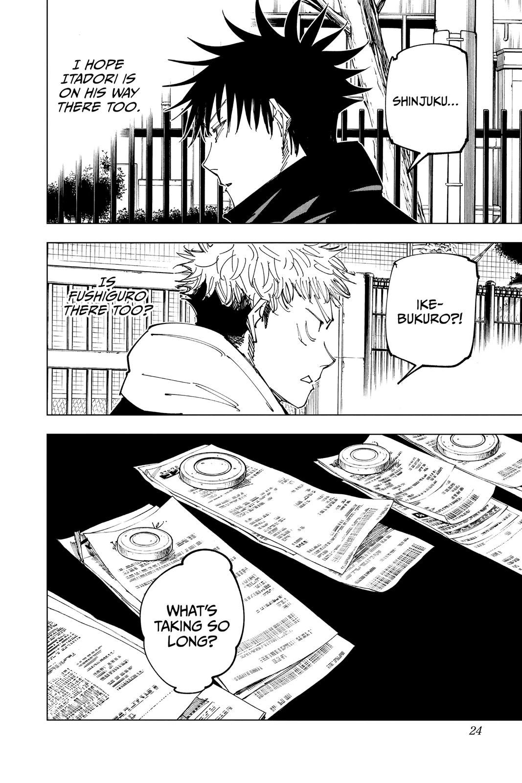 Jujutsu Kaisen Manga Chapter 162 page 24 - Tokyo No. 1 Colony, Part 2