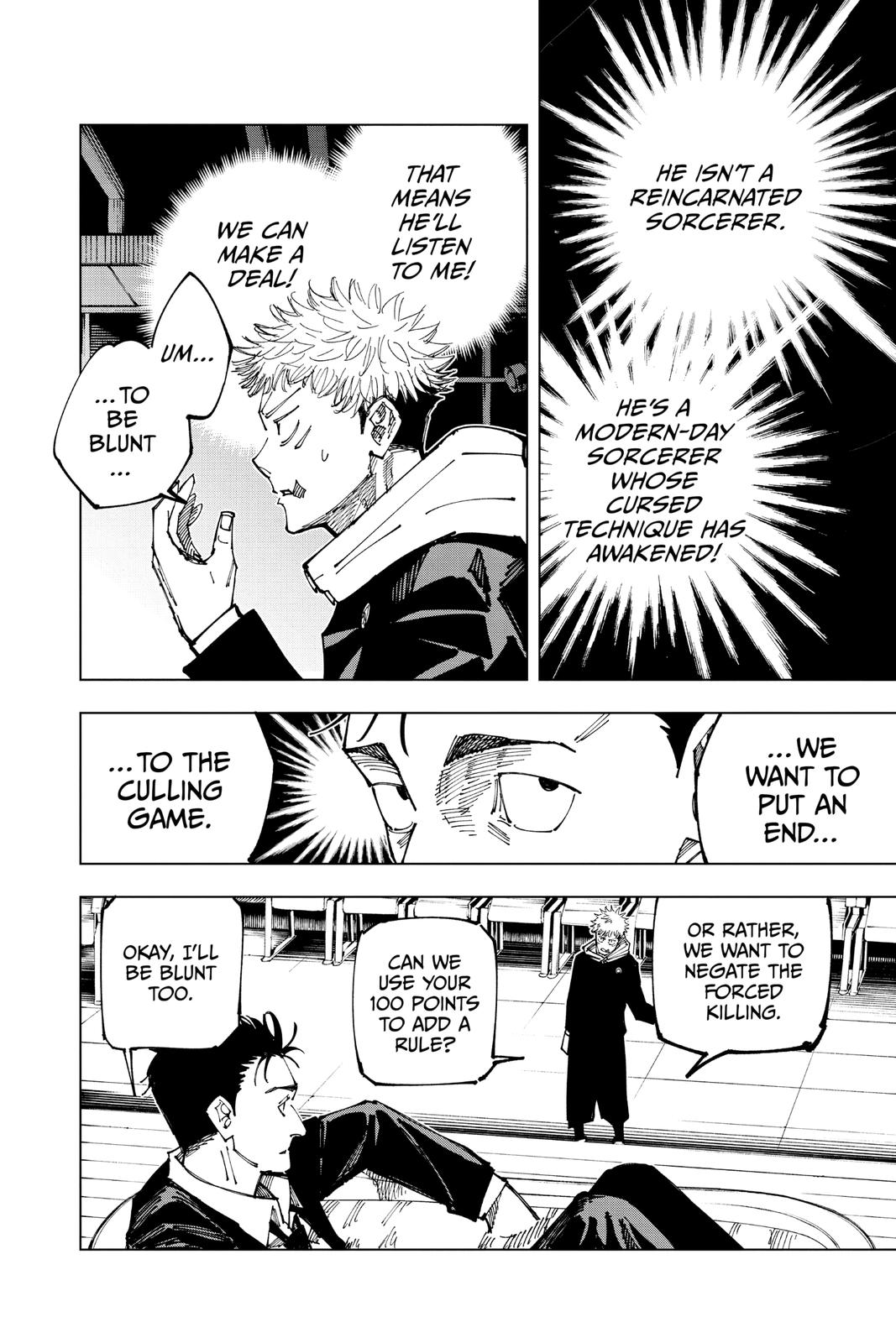 Jujutsu Kaisen Manga Chapter 163 page 15 - Tokyo No. 1 Colony, Part 3