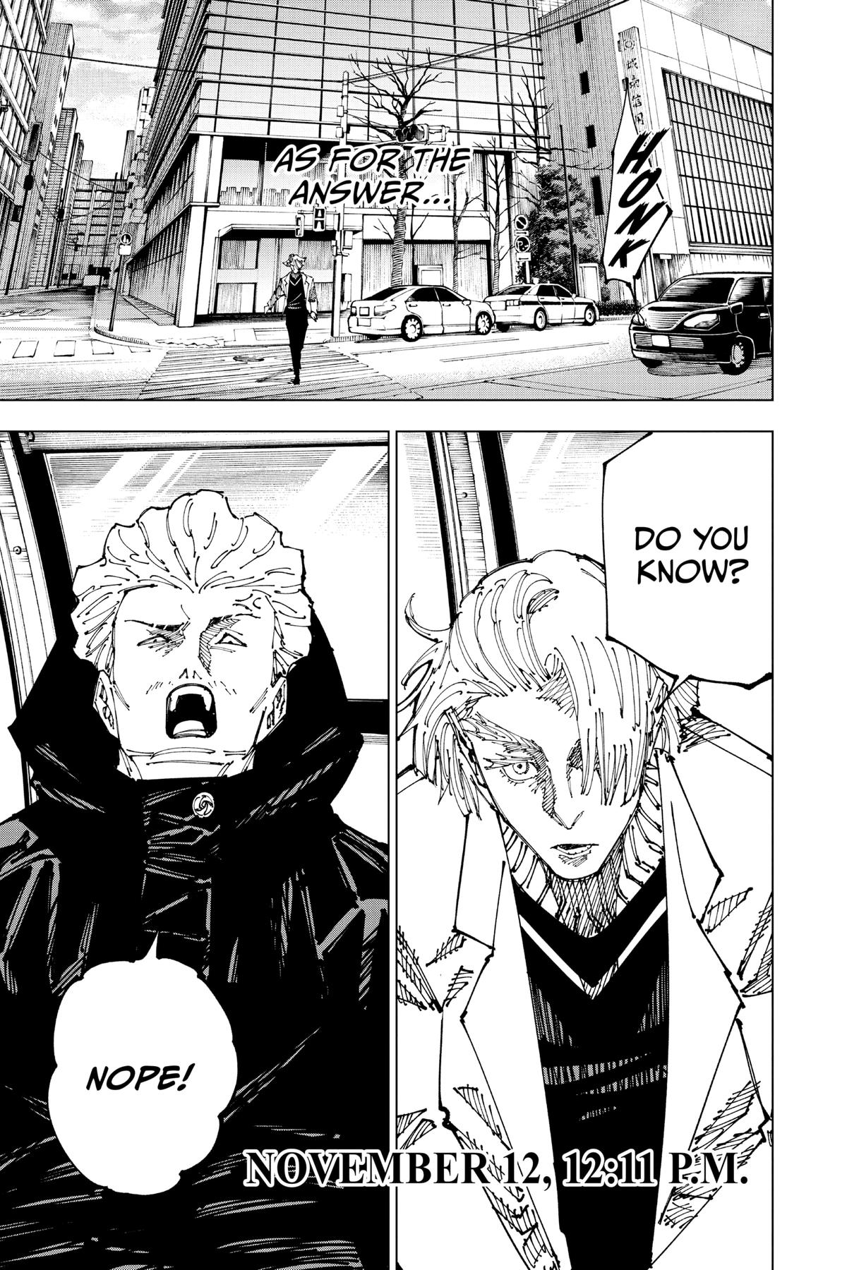 Jujutsu Kaisen Manga Chapter 181 page 22 - Tokyo No. 2 Colony, Part 1