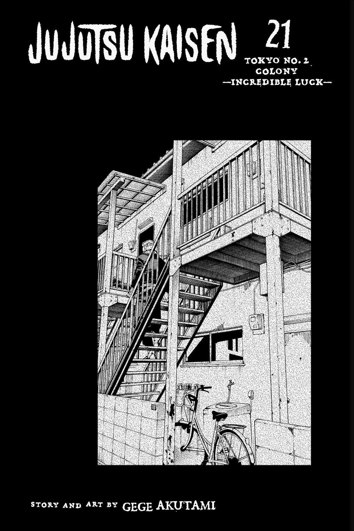 Jujutsu Kaisen Manga Chapter 181 page 4 - Tokyo No. 2 Colony, Part 1