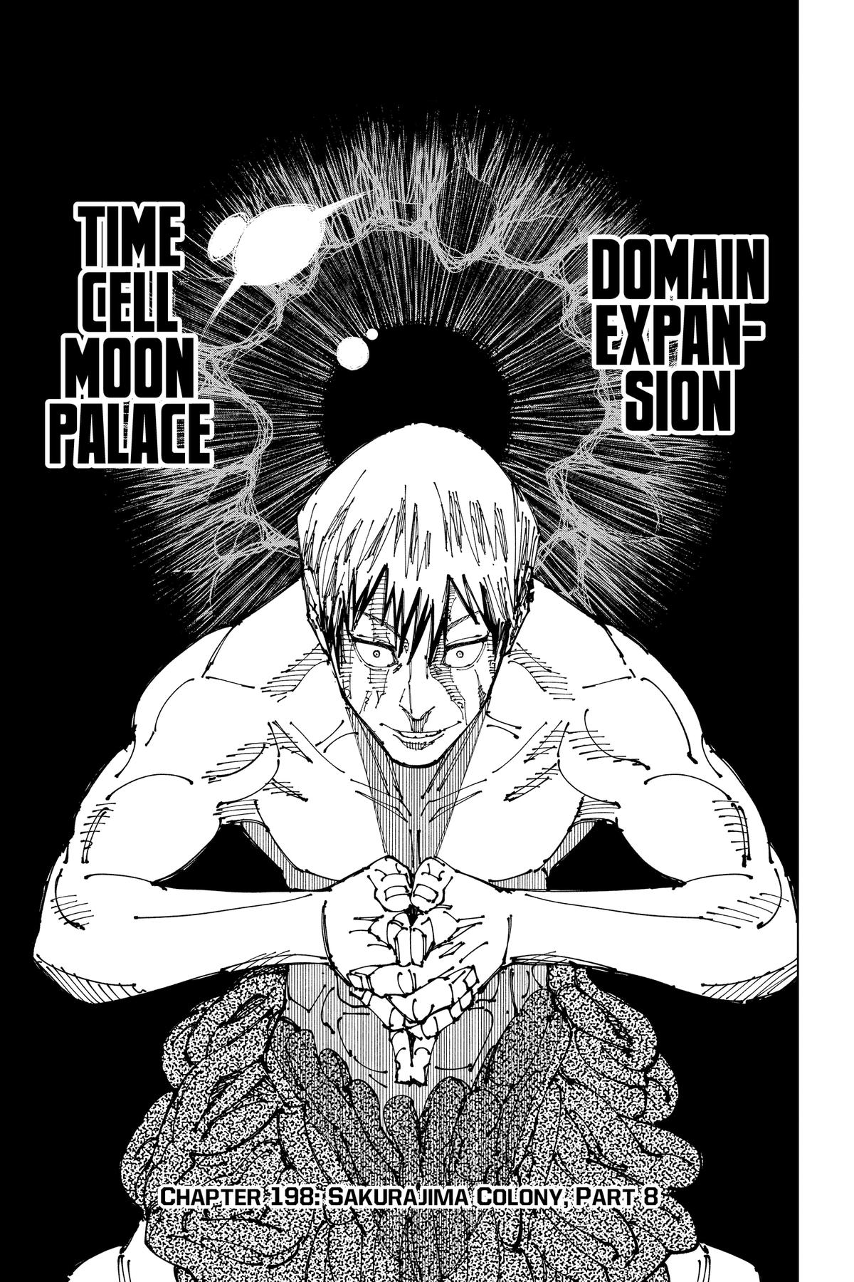Jujutsu Kaisen Manga Chapter 198 page 1 - Sakurajima Colony, Part 8