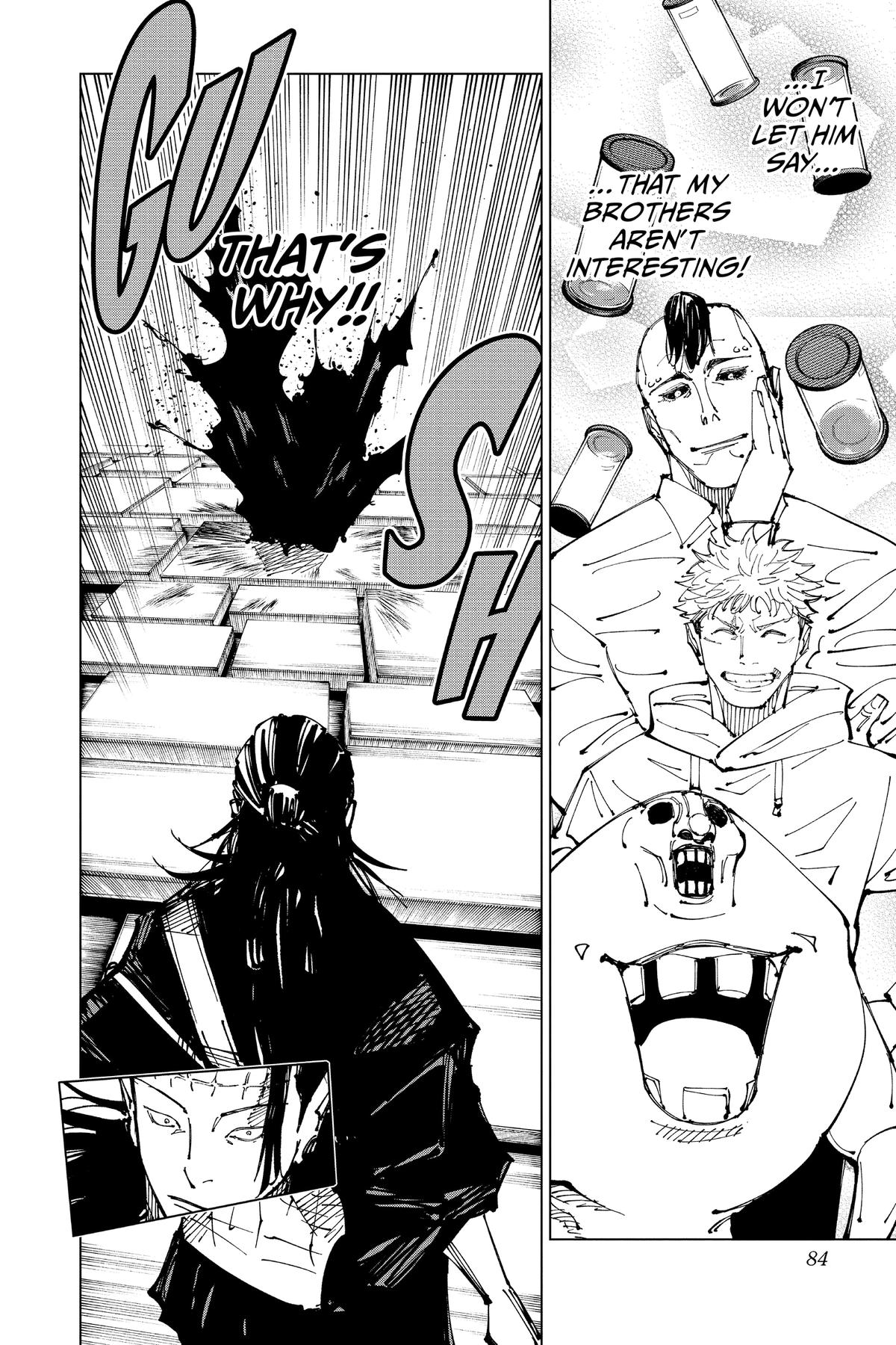 Jujutsu Kaisen Manga Chapter 203 page 17 - Blood and Oil, Part 2