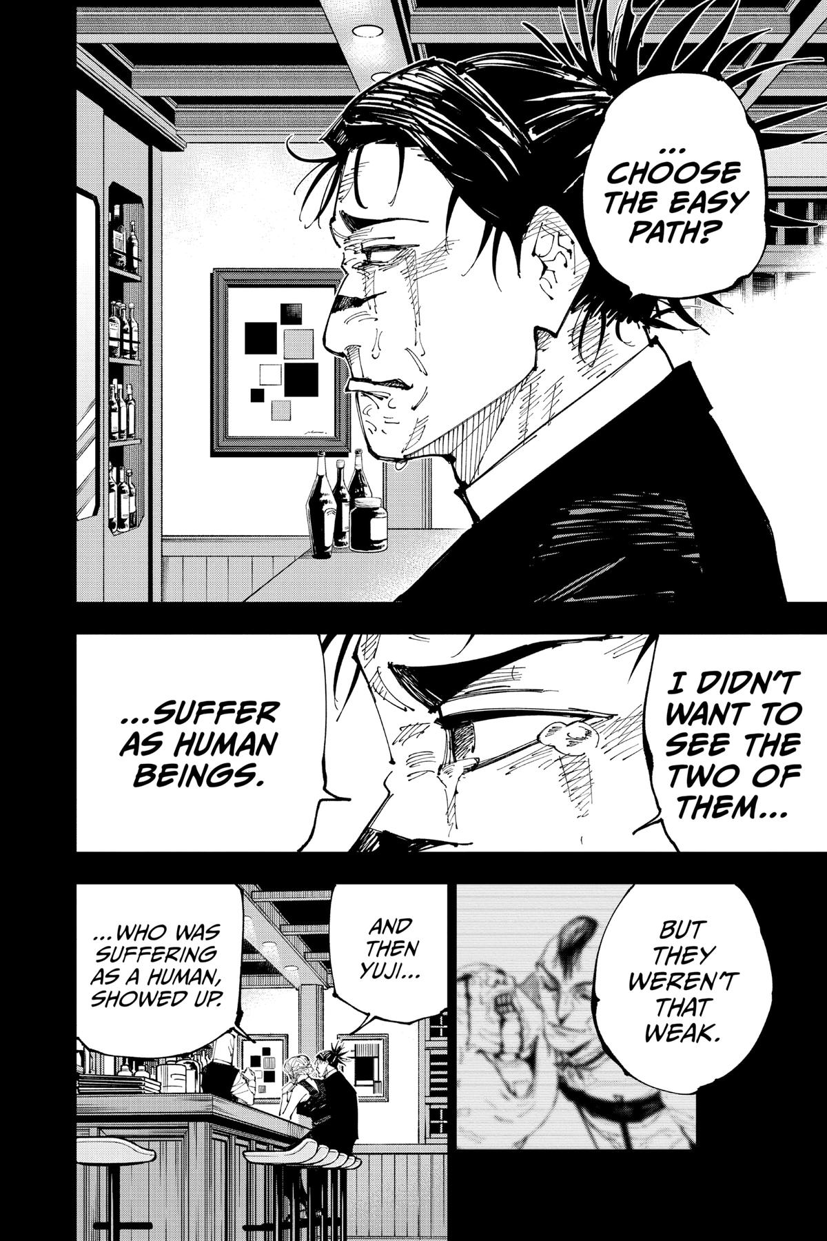 Jujutsu Kaisen Manga Chapter 208 page 4 - Stars and Oil, Part 4