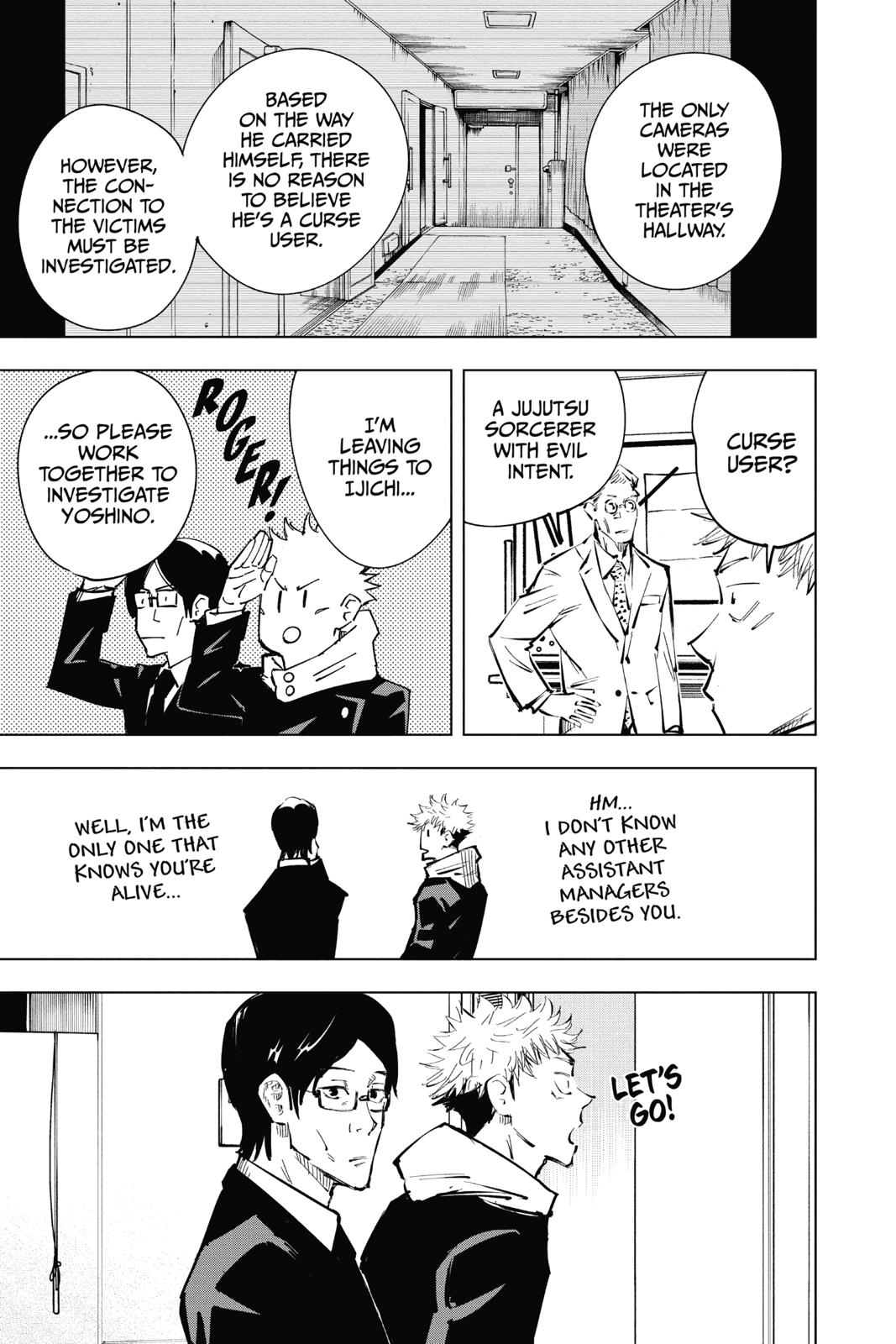 Jujutsu Kaisen Manga Chapter 21 page 11 - Young Fish and Reverse Punishment, Part 3