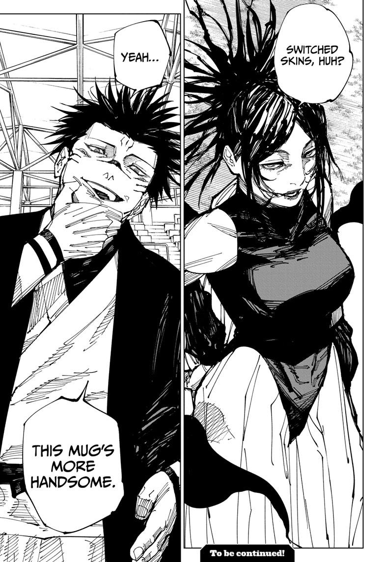 Jujutsu Kaisen Manga Chapter 216 page 19 - Bath