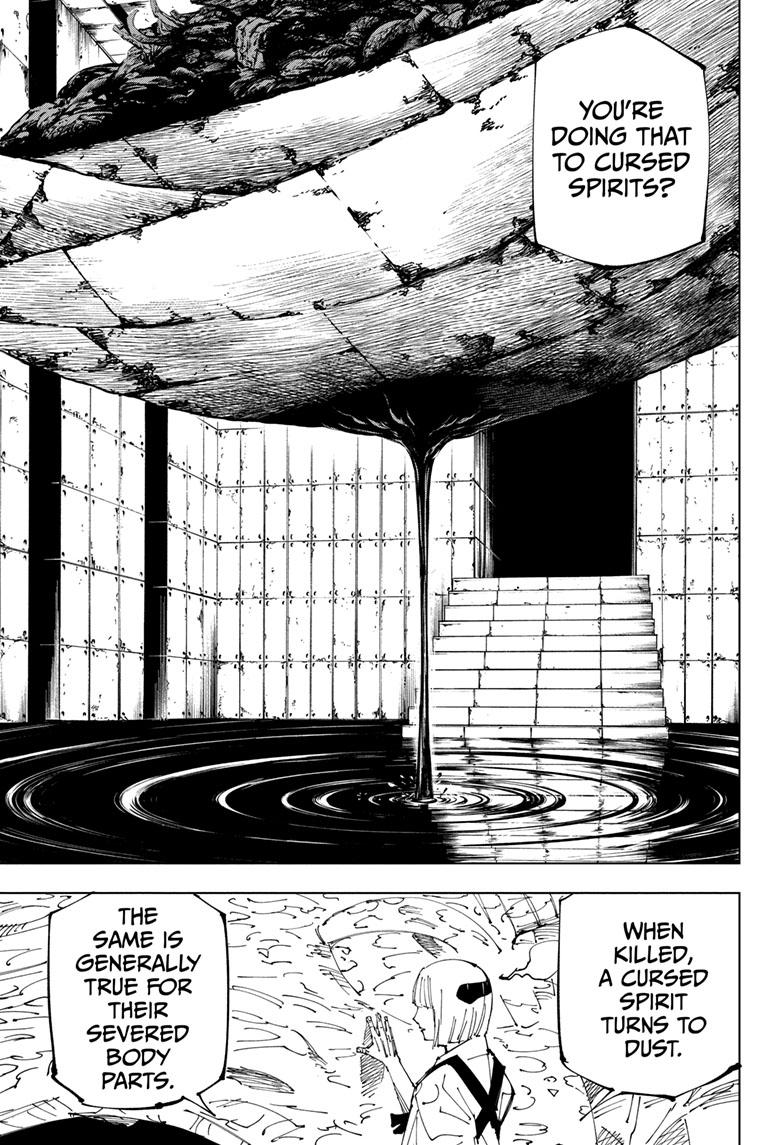 Jujutsu Kaisen Manga Chapter 216 page 6 - Bath