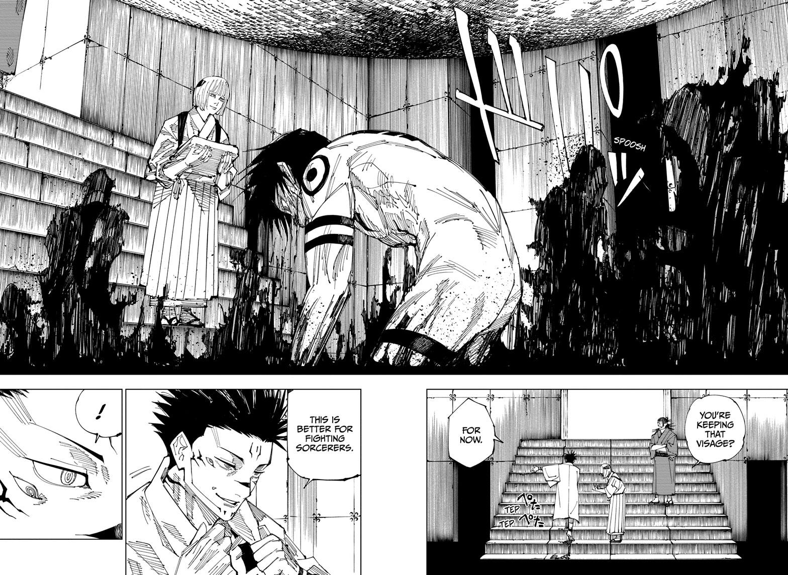 Jujutsu Kaisen Manga Chapter 216 page 9 - Bath
