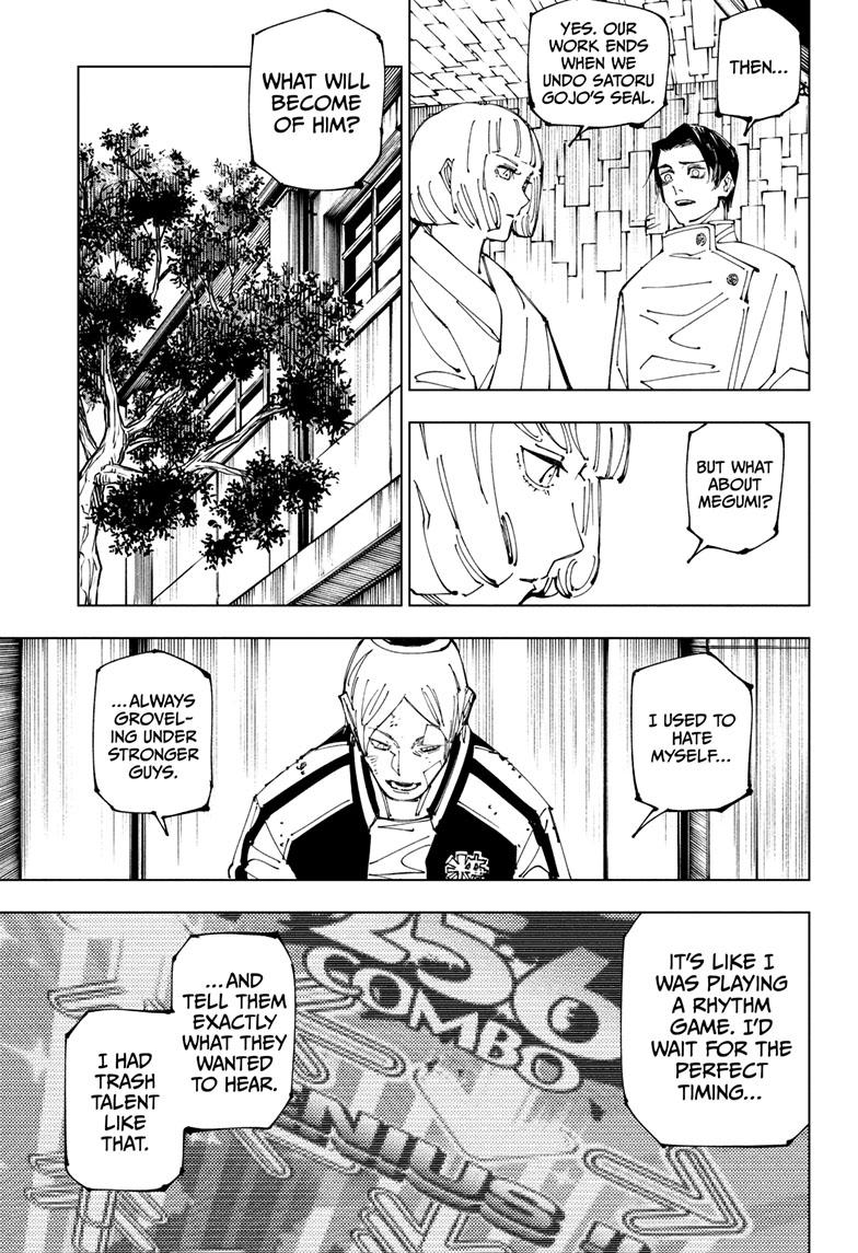 Jujutsu Kaisen Manga Chapter 220 page 14 - Self-Purification, Self-Constraint