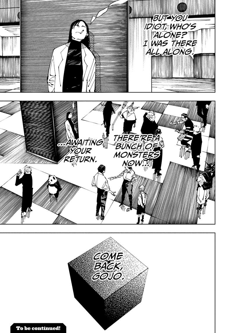 Jujutsu Kaisen Manga Chapter 220 page 20 - Self-Purification, Self-Constraint