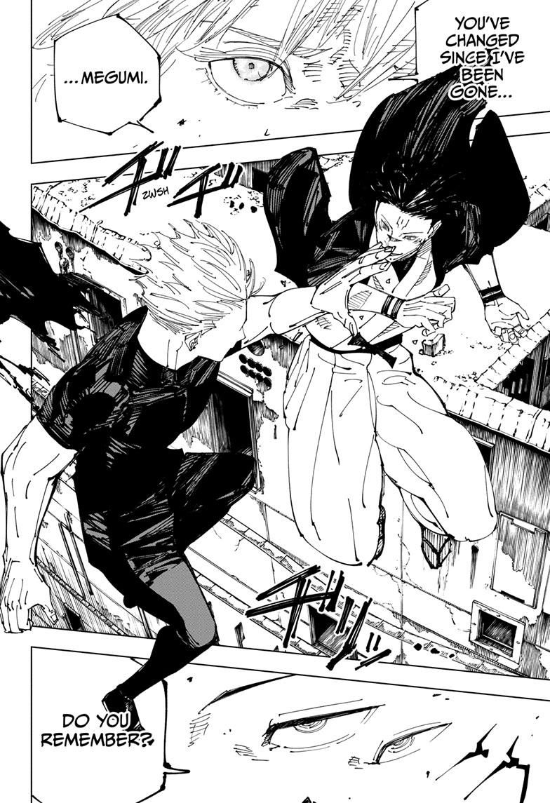 Jujutsu Kaisen Manga Chapter 221 page 14 - Gain and Loss