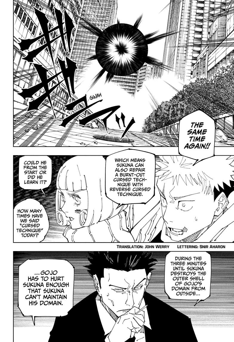 Jujutsu Kaisen Manga Chapter 229 page 3 - Inhuman Makyo Shinjuku Showdown, Part 7