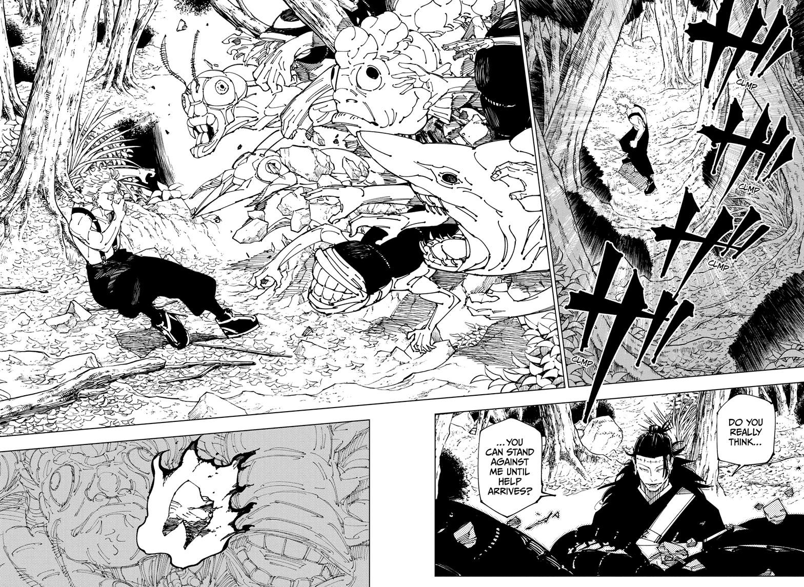 Jujutsu Kaisen Manga Chapter 239 page 11 - Foolish Survivor!!