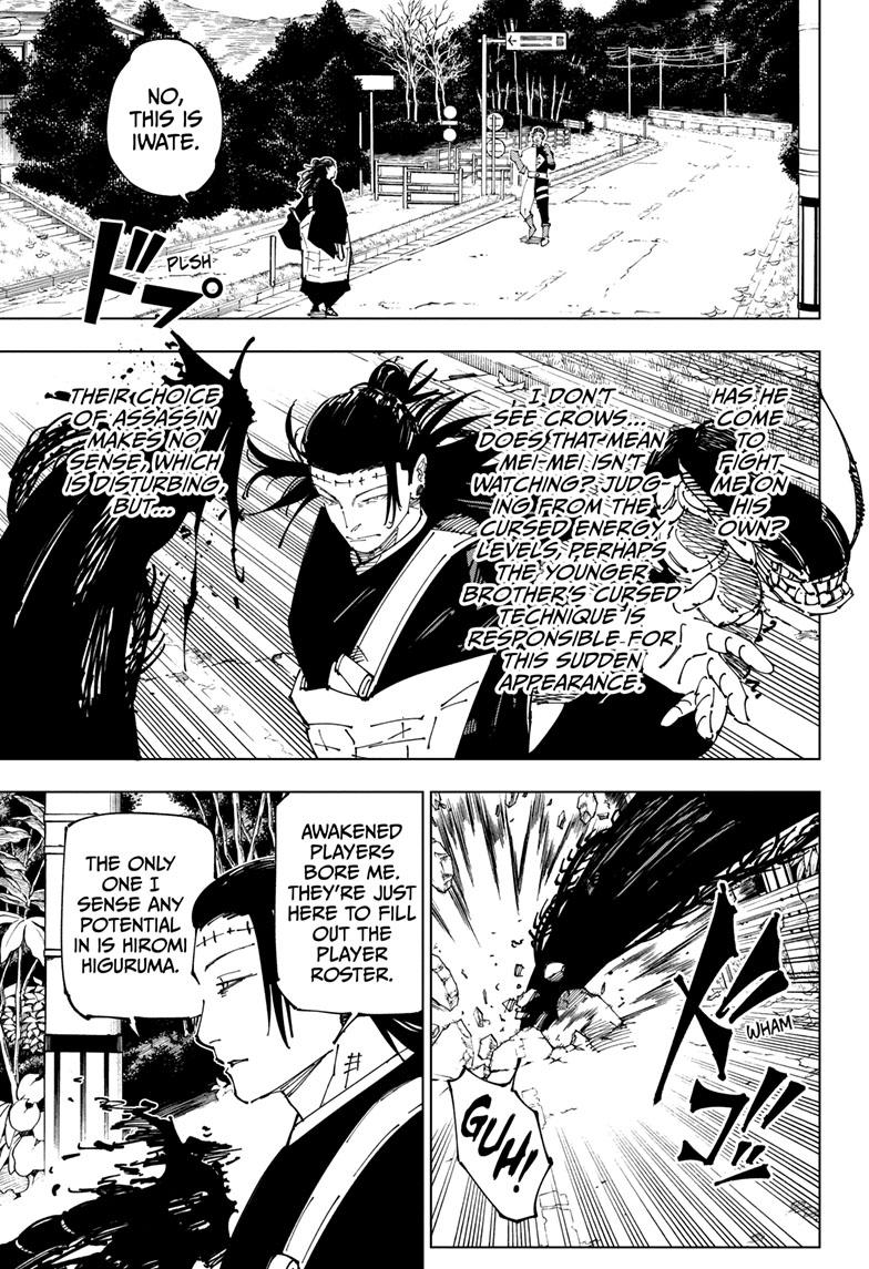 Jujutsu Kaisen Manga Chapter 239 page 17 - Foolish Survivor!!