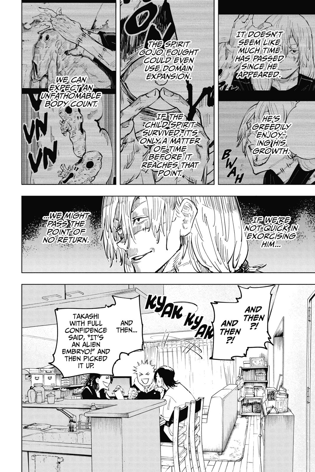 Jujutsu Kaisen Manga Chapter 24 page 12 - Young Fish and Revere Punishment, Part 6