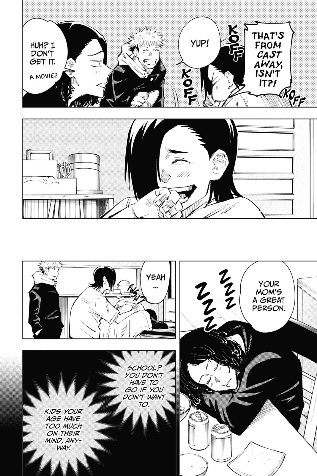 Jujutsu Kaisen Manga Chapter 24 page 14 - Young Fish and Revere Punishment, Part 6