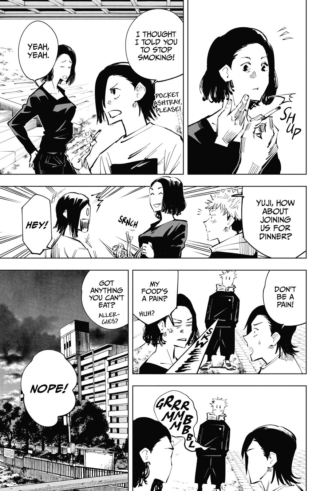 Jujutsu Kaisen Manga Chapter 24 page 5 - Young Fish and Revere Punishment, Part 6