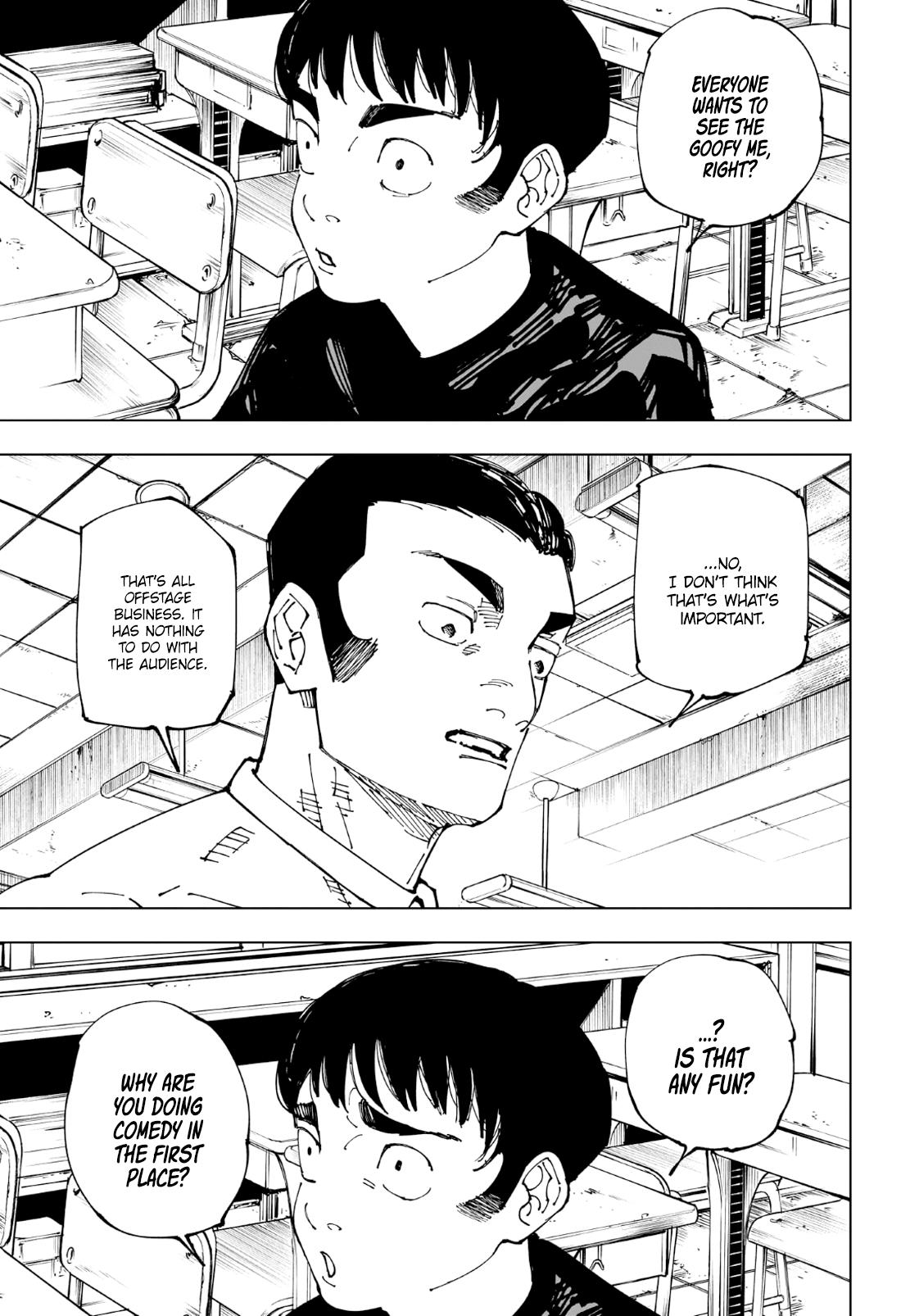 Jujutsu Kaisen Manga Chapter 241 page 14 - Foolish Survivor —Win and Remain—