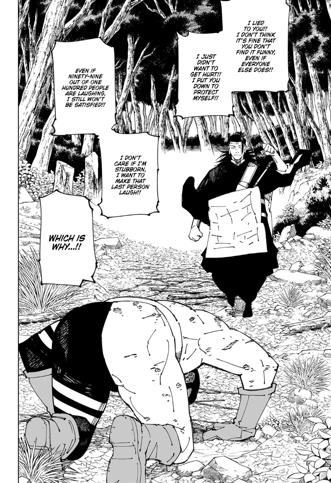 Jujutsu Kaisen Manga Chapter 241 page 19 - Foolish Survivor —Win and Remain—