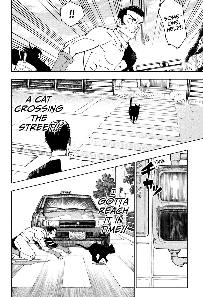 Jujutsu Kaisen Manga Chapter 242 page 12 - Foolish Survivor —Flying High—