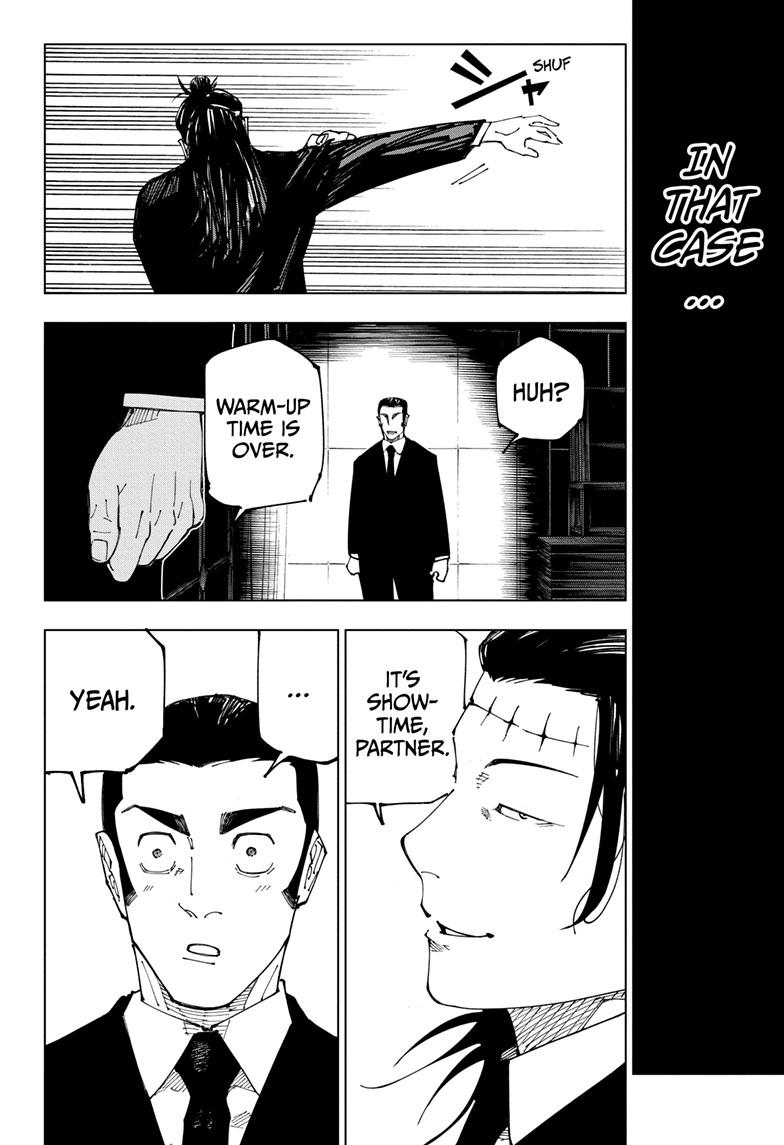 Jujutsu Kaisen Manga Chapter 242 page 18 - Foolish Survivor —Flying High—