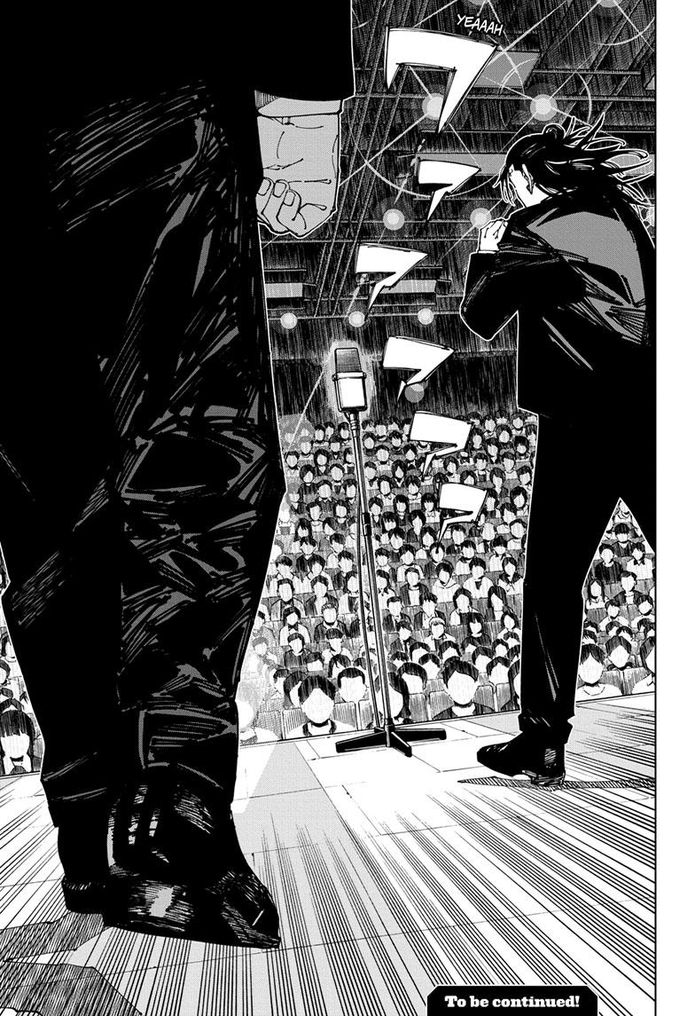 Jujutsu Kaisen Manga Chapter 242 page 19 - Foolish Survivor —Flying High—