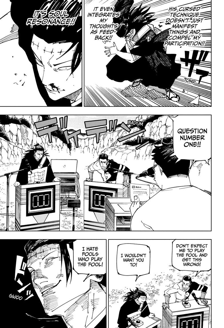 Jujutsu Kaisen Manga Chapter 242 page 9 - Foolish Survivor —Flying High—