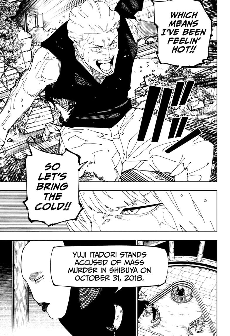 Jujutsu Kaisen Manga Chapter 245 page 11 - Inhuman Makyo Shinjuku Showdown, Part 17