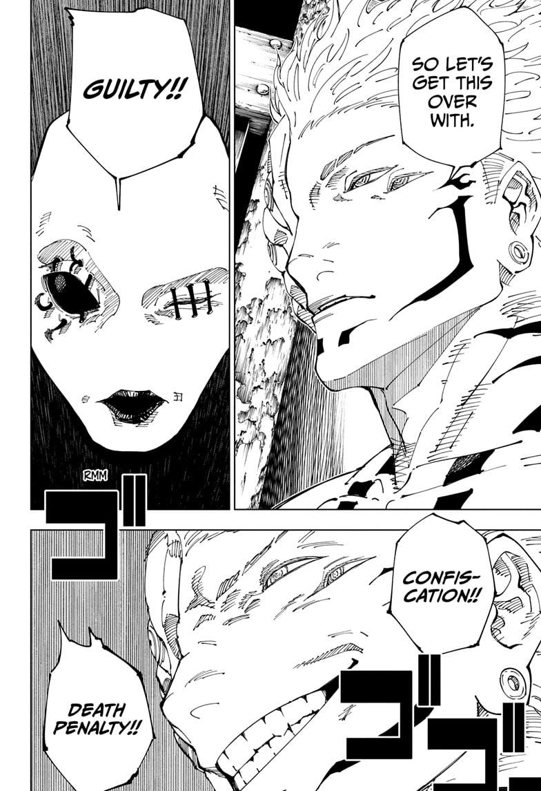 Jujutsu Kaisen Manga Chapter 245 page 14 - Inhuman Makyo Shinjuku Showdown, Part 17
