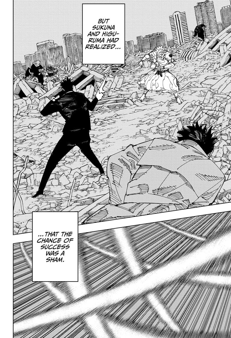 Jujutsu Kaisen Manga Chapter 245 page 18 - Inhuman Makyo Shinjuku Showdown, Part 17