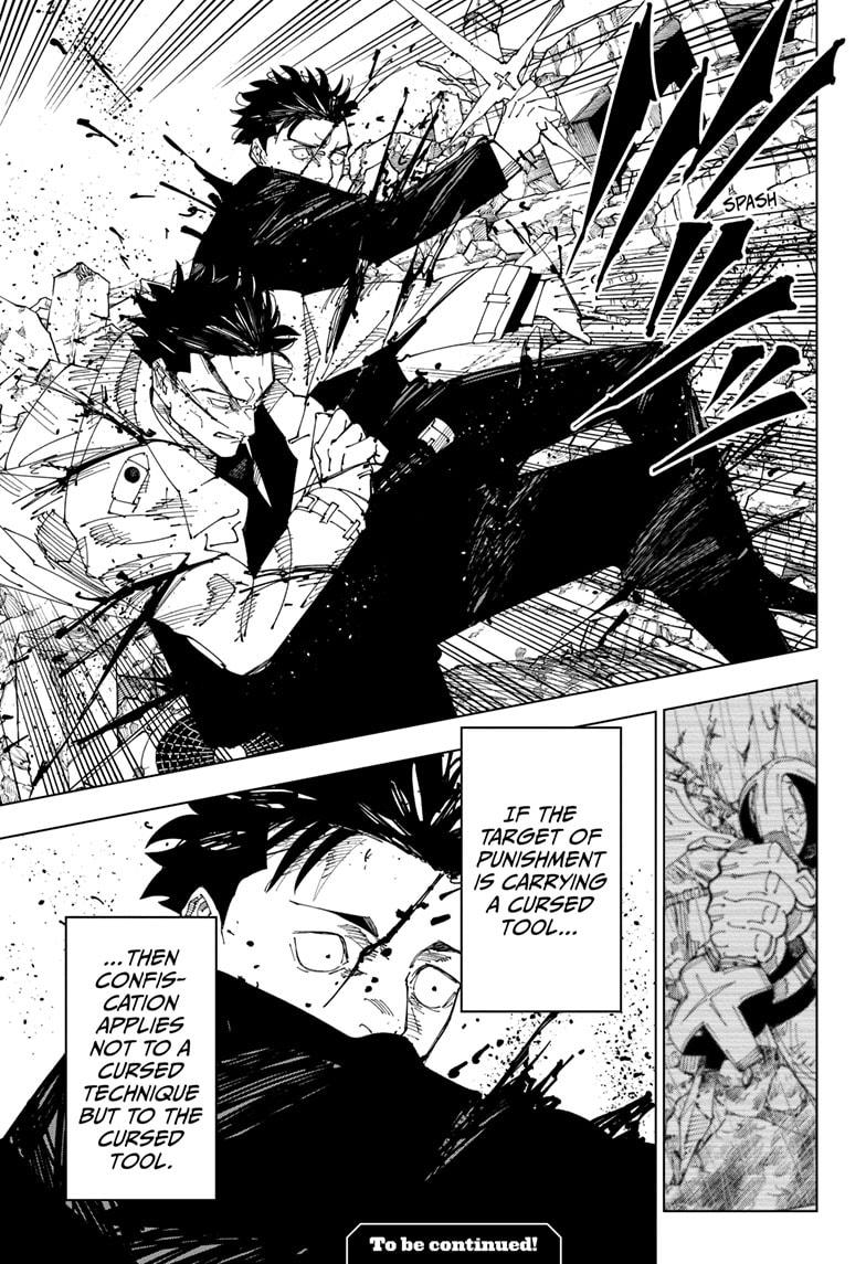 Jujutsu Kaisen Manga Chapter 245 page 19 - Inhuman Makyo Shinjuku Showdown, Part 17
