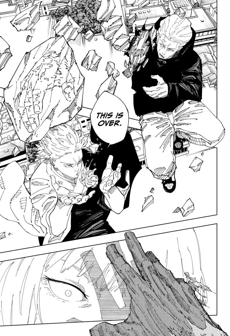 Jujutsu Kaisen Manga Chapter 245 page 3 - Inhuman Makyo Shinjuku Showdown, Part 17