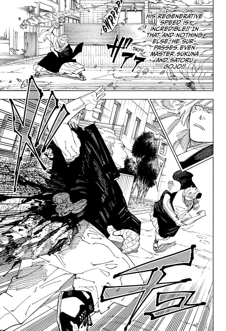 Jujutsu Kaisen Manga Chapter 245 page 5 - Inhuman Makyo Shinjuku Showdown, Part 17