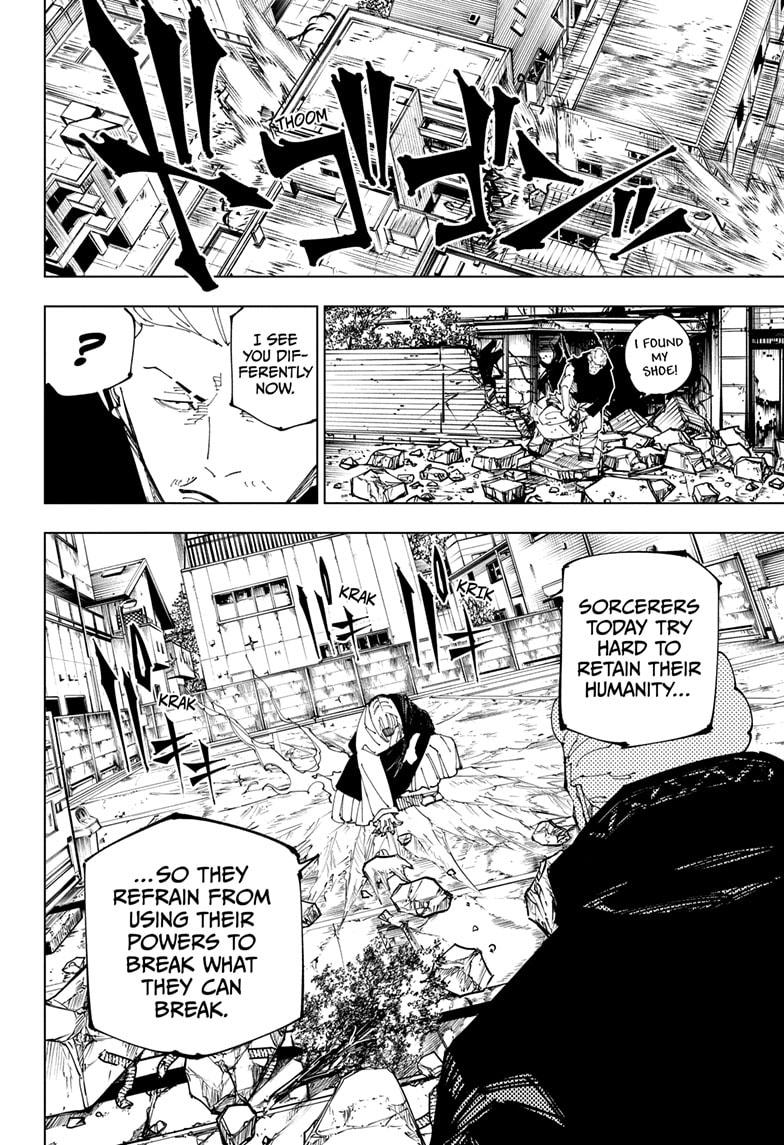 Jujutsu Kaisen Manga Chapter 245 page 8 - Inhuman Makyo Shinjuku Showdown, Part 17