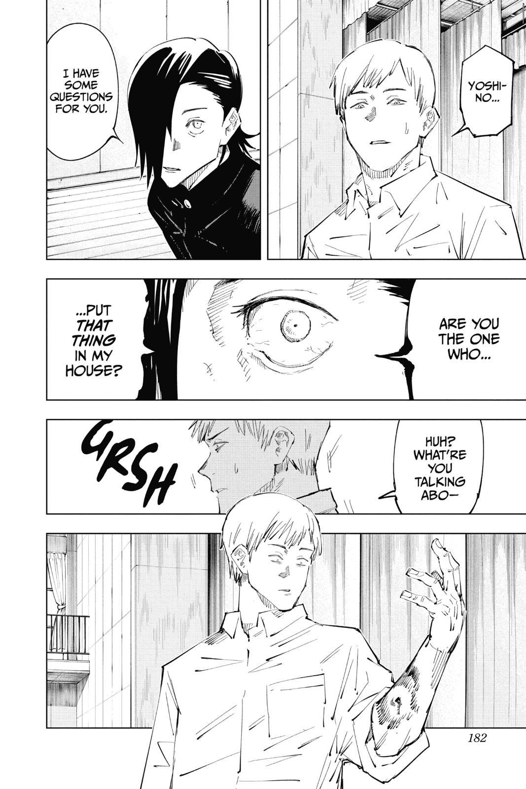 Jujutsu Kaisen Manga Chapter 25 page 14 - Narrow Minded