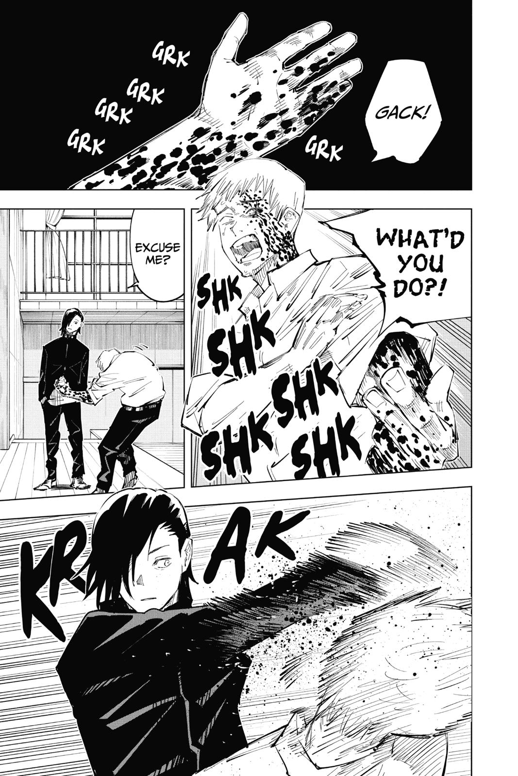 Jujutsu Kaisen Manga Chapter 25 page 15 - Narrow Minded