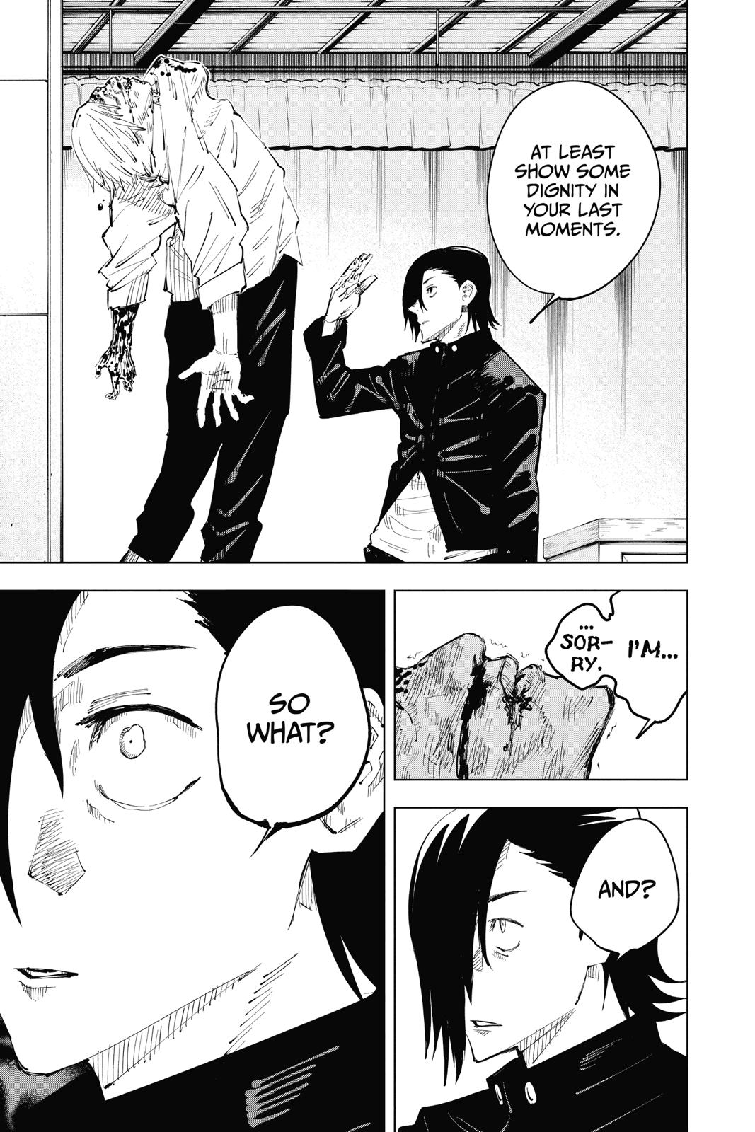 Jujutsu Kaisen Manga Chapter 25 page 17 - Narrow Minded