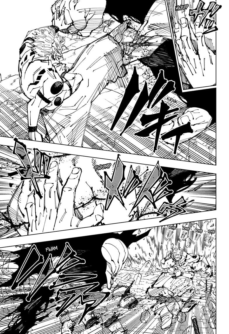 Jujutsu Kaisen Manga Chapter 250 page 13 - Inhuman Makyo Shinjuku Showdown, Part 22