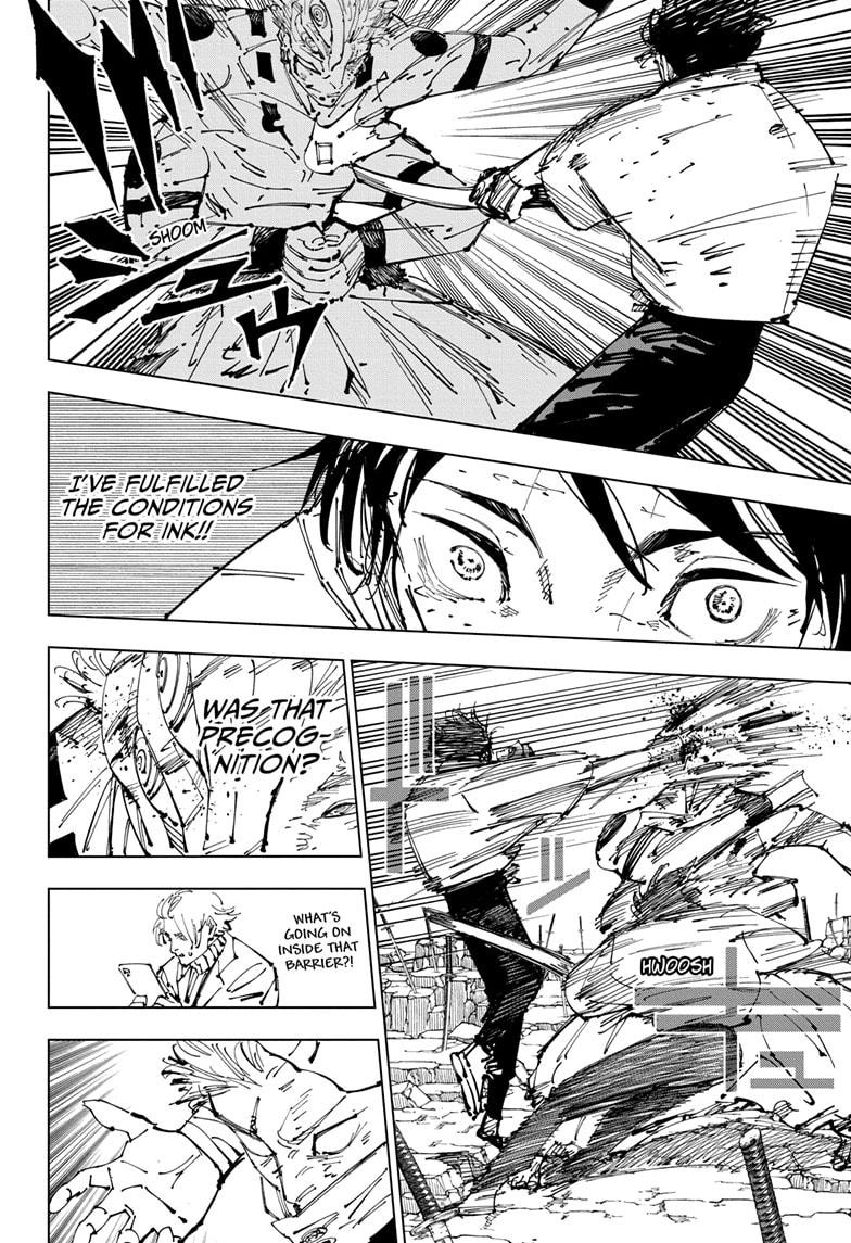 Jujutsu Kaisen Manga Chapter 250 page 16 - Inhuman Makyo Shinjuku Showdown, Part 22