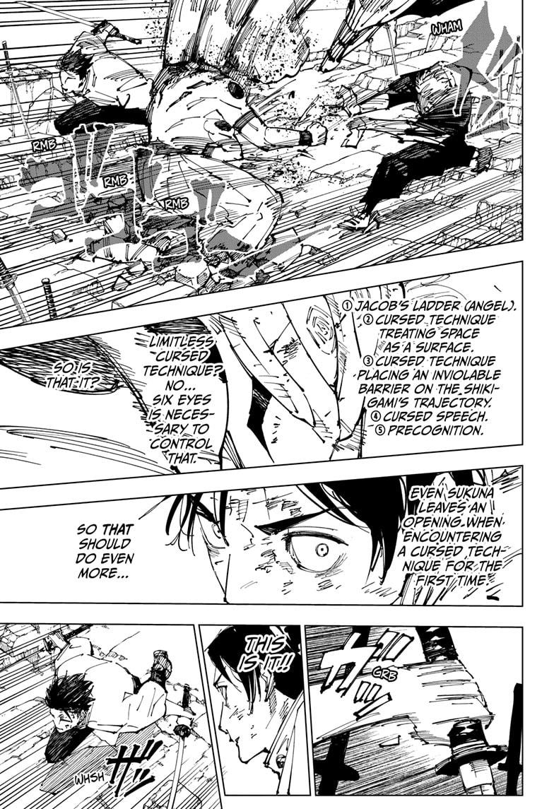 Jujutsu Kaisen Manga Chapter 250 page 17 - Inhuman Makyo Shinjuku Showdown, Part 22