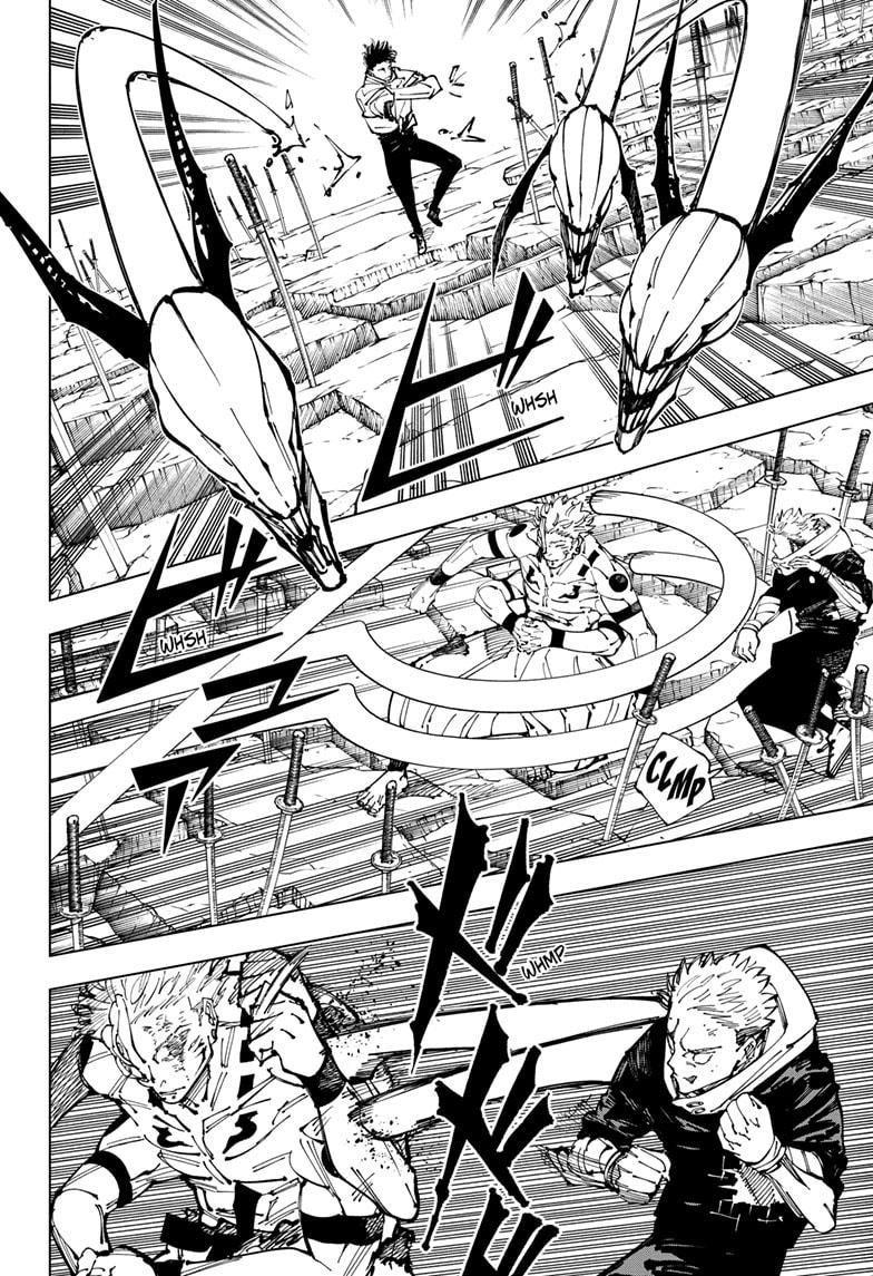 Jujutsu Kaisen Manga Chapter 250 page 2 - Inhuman Makyo Shinjuku Showdown, Part 22